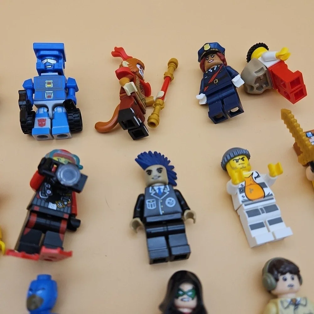 Lot Of 38 Lego Minifigures Minifigs Collection Spiderman Star Wars Minecraft